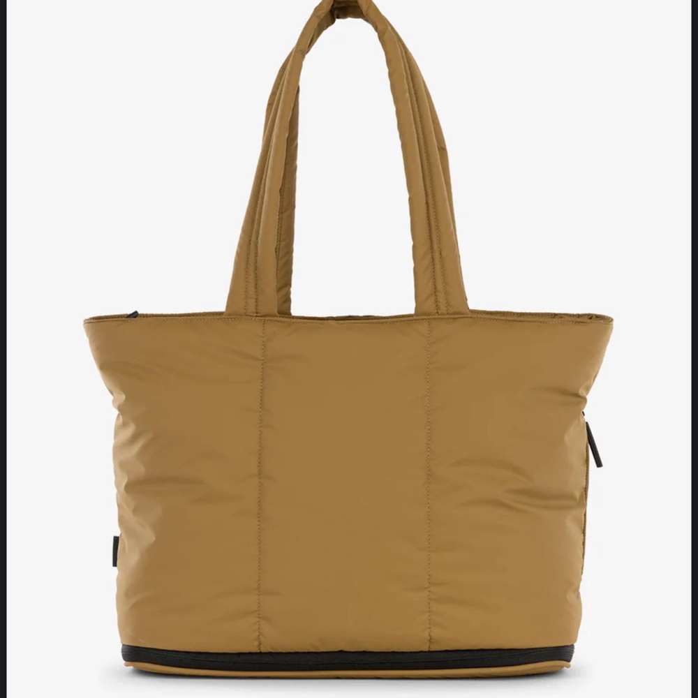 Luka Expandable Laptop Tote in Khaki